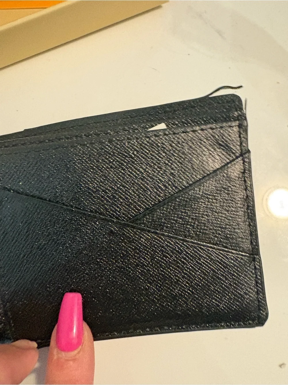 Louis Vuitton Black Damier Graphite Key & Card Organizer